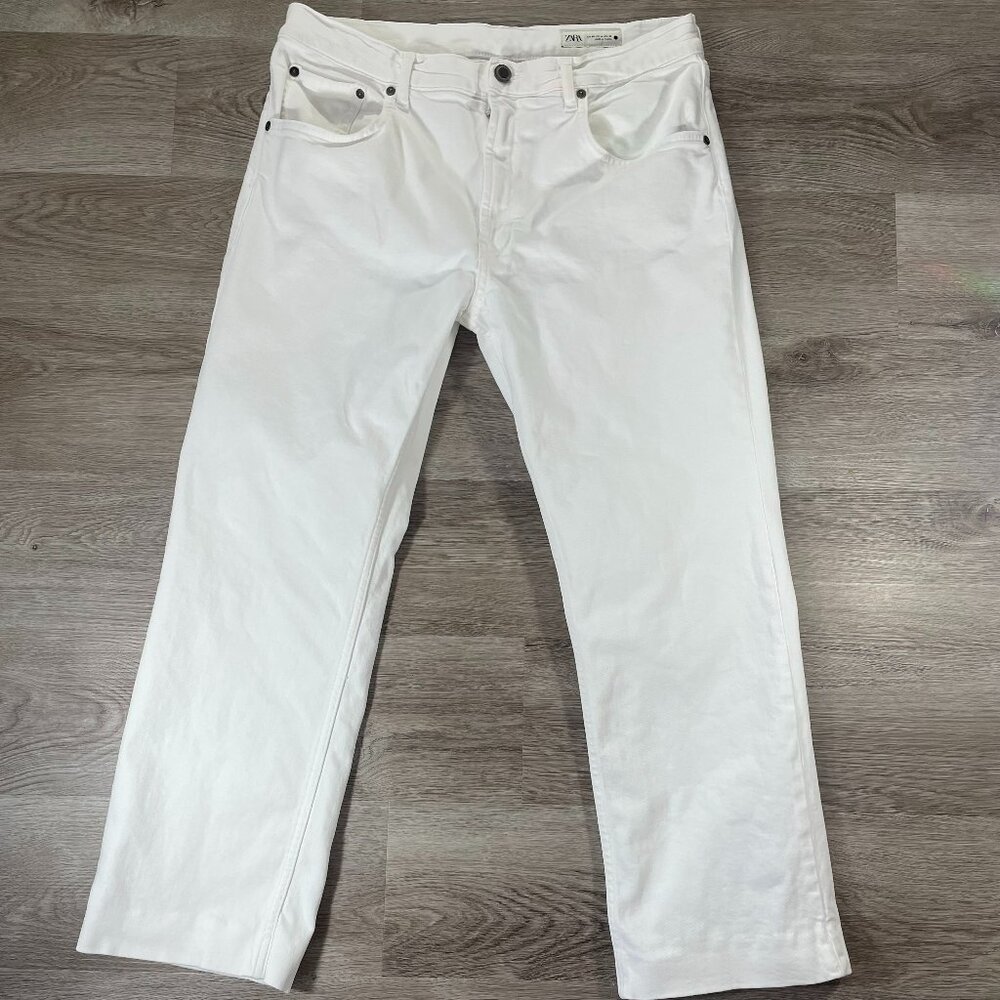 Zara White Jeans